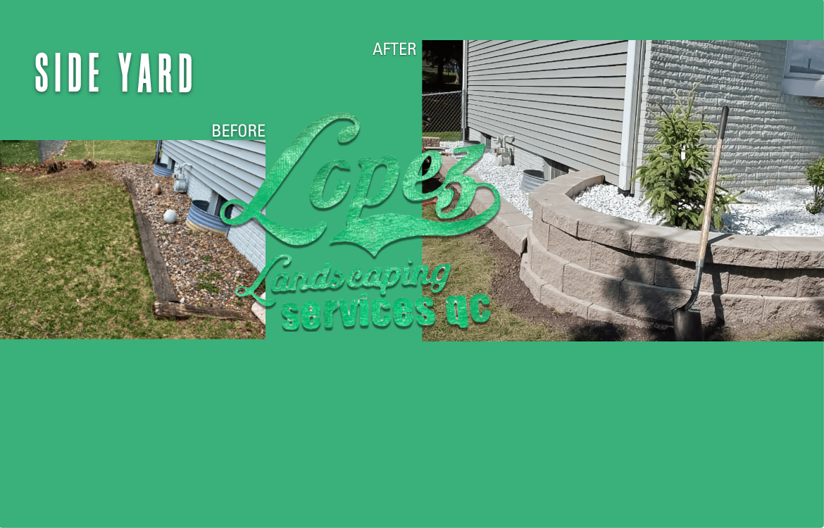 side yard project